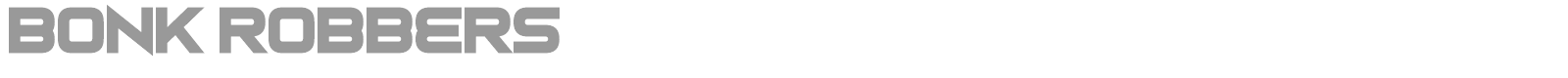 Bonk Robbers font preview